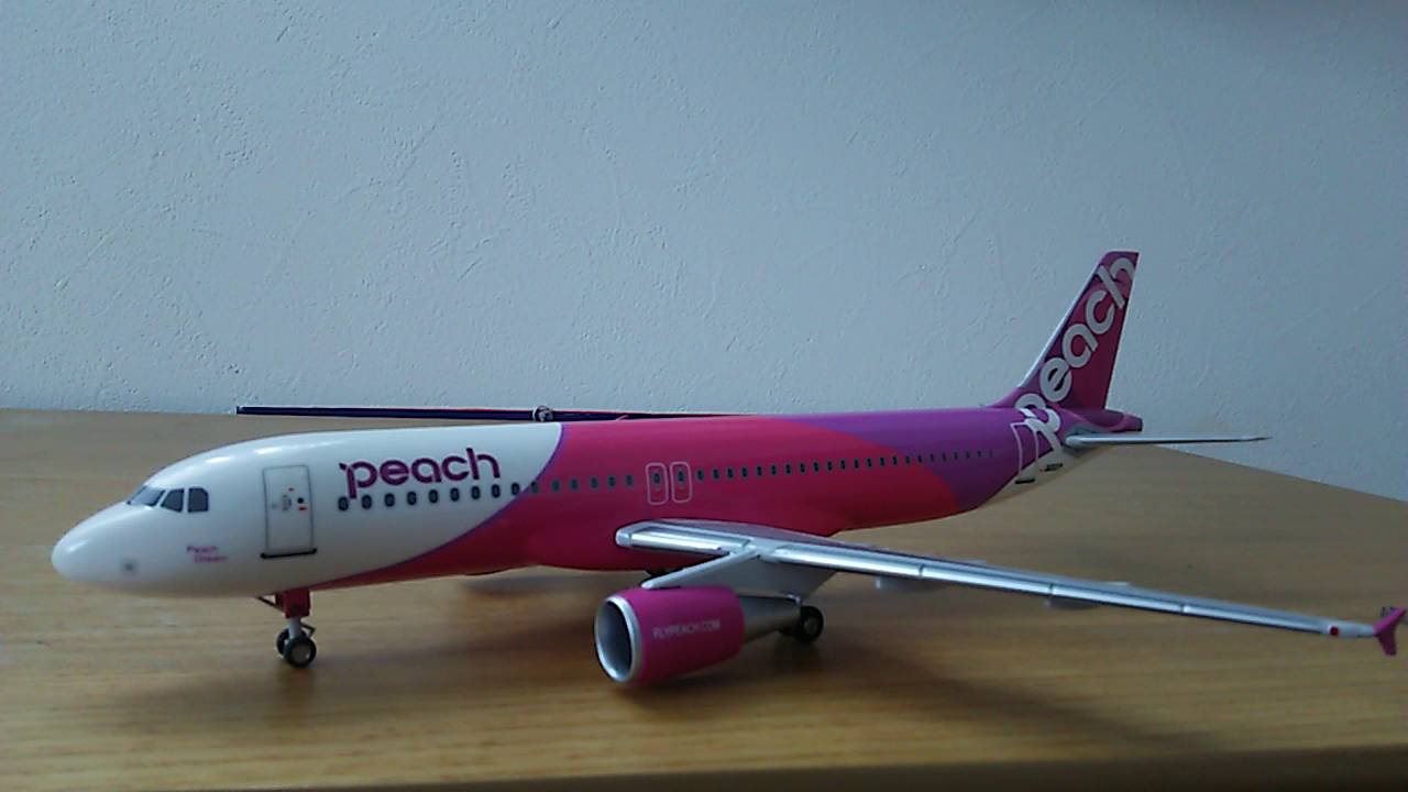 MARIKO JET ピーチ航空 1/100 エアバス A320 ハセガワ 1/200スケール