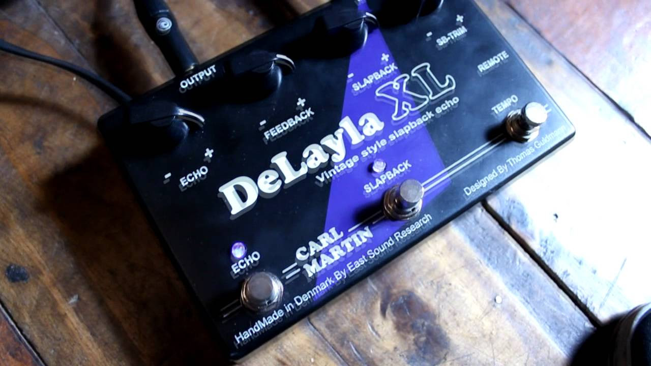 Carl Martin Delayla XL demo - YouTube