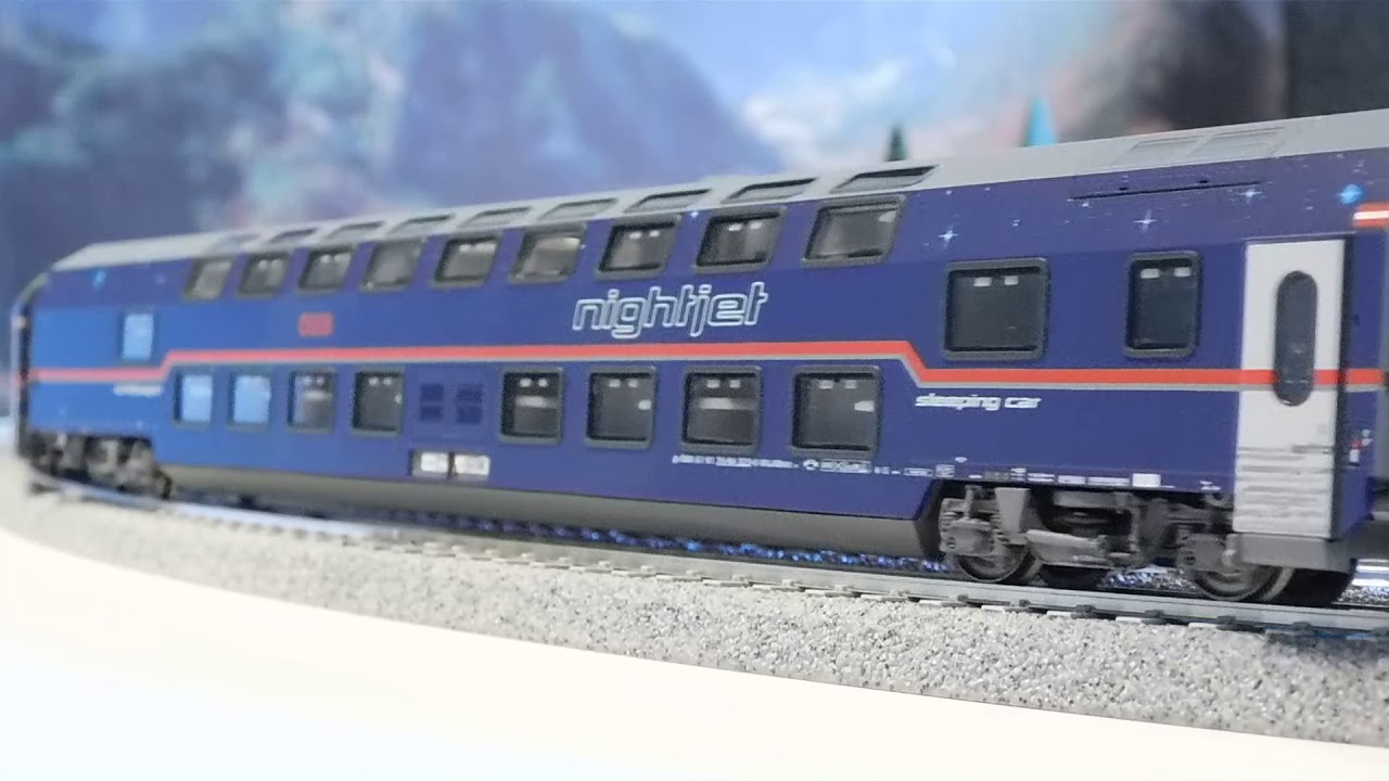 HO】LS models 97024 OBB Nightjet & ESU SBB Am4/4 - YouTube