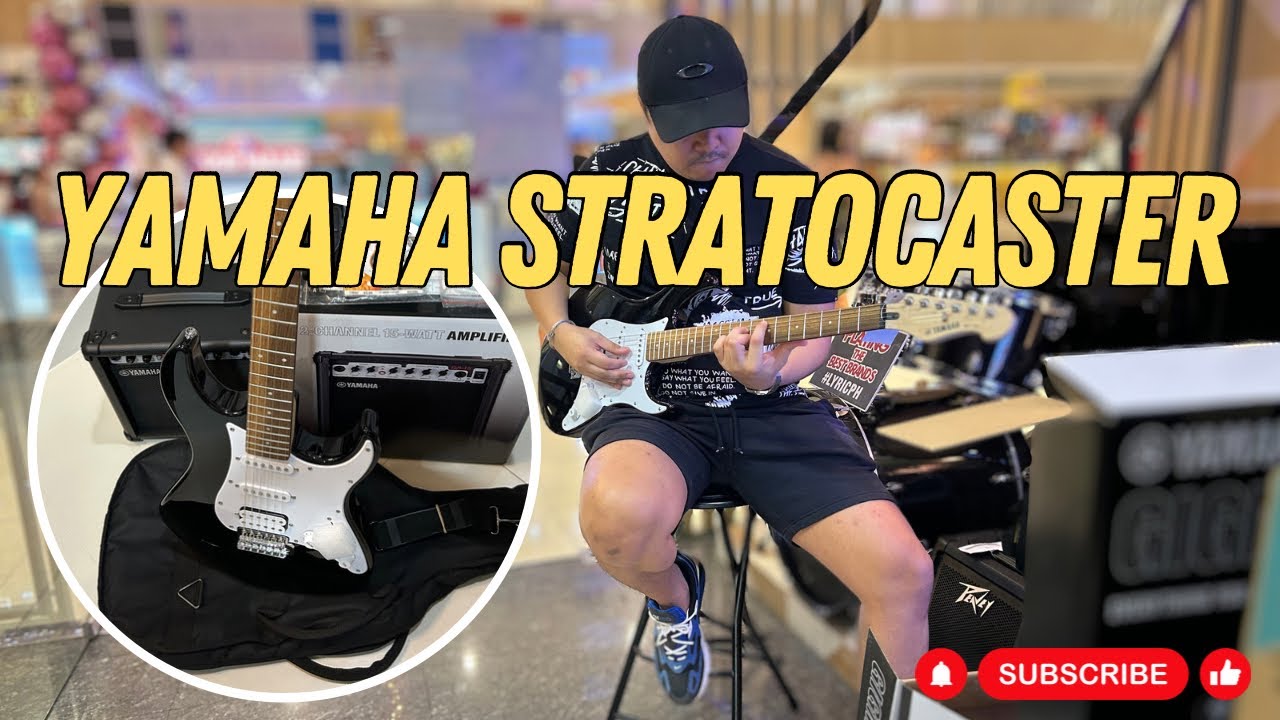 YAMAHA EG112 STRATOCASTER UNBOXING—FIRST VLOG 2024!! - YouTube