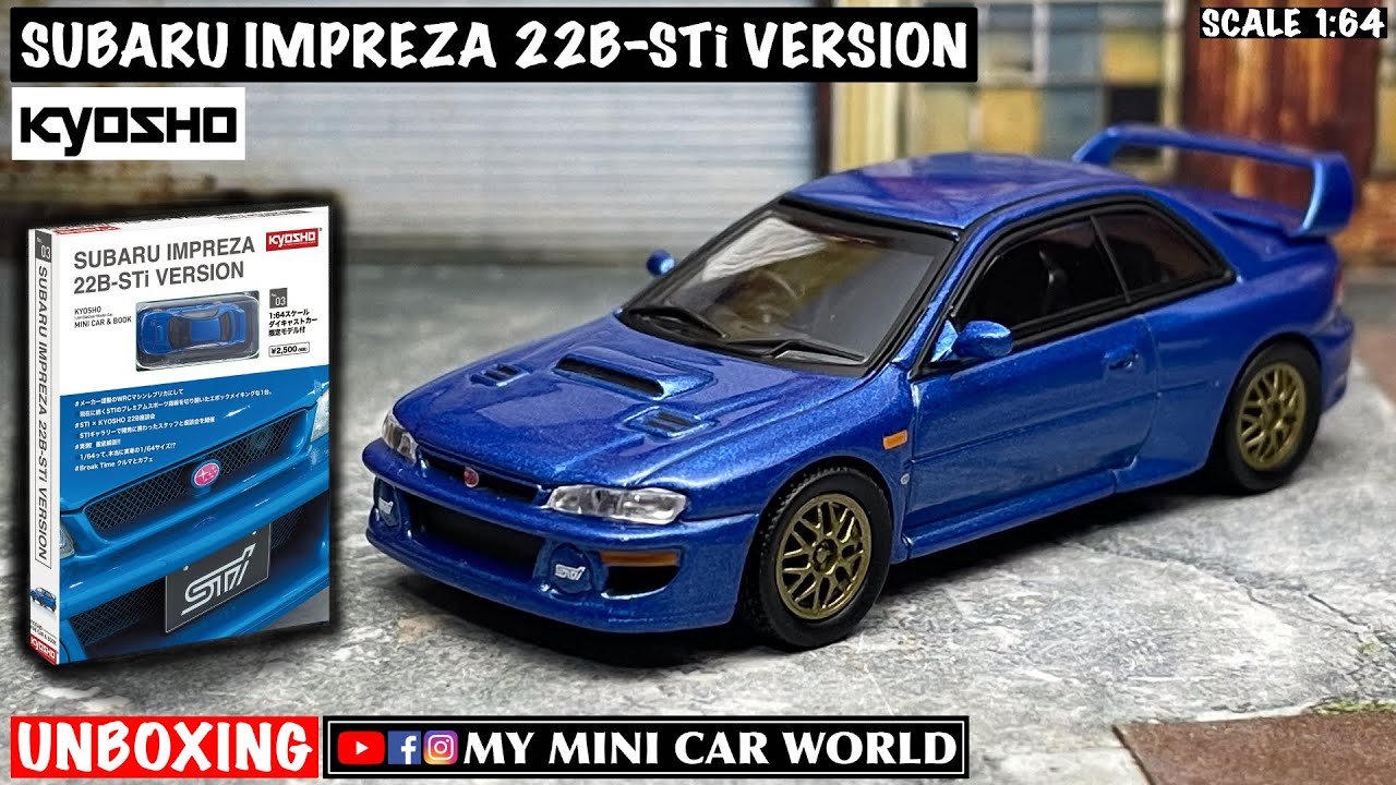 60周年モデル京商ミニッツ SUBARU IMPREZA 22B-STi② Kyosho 1⁄28