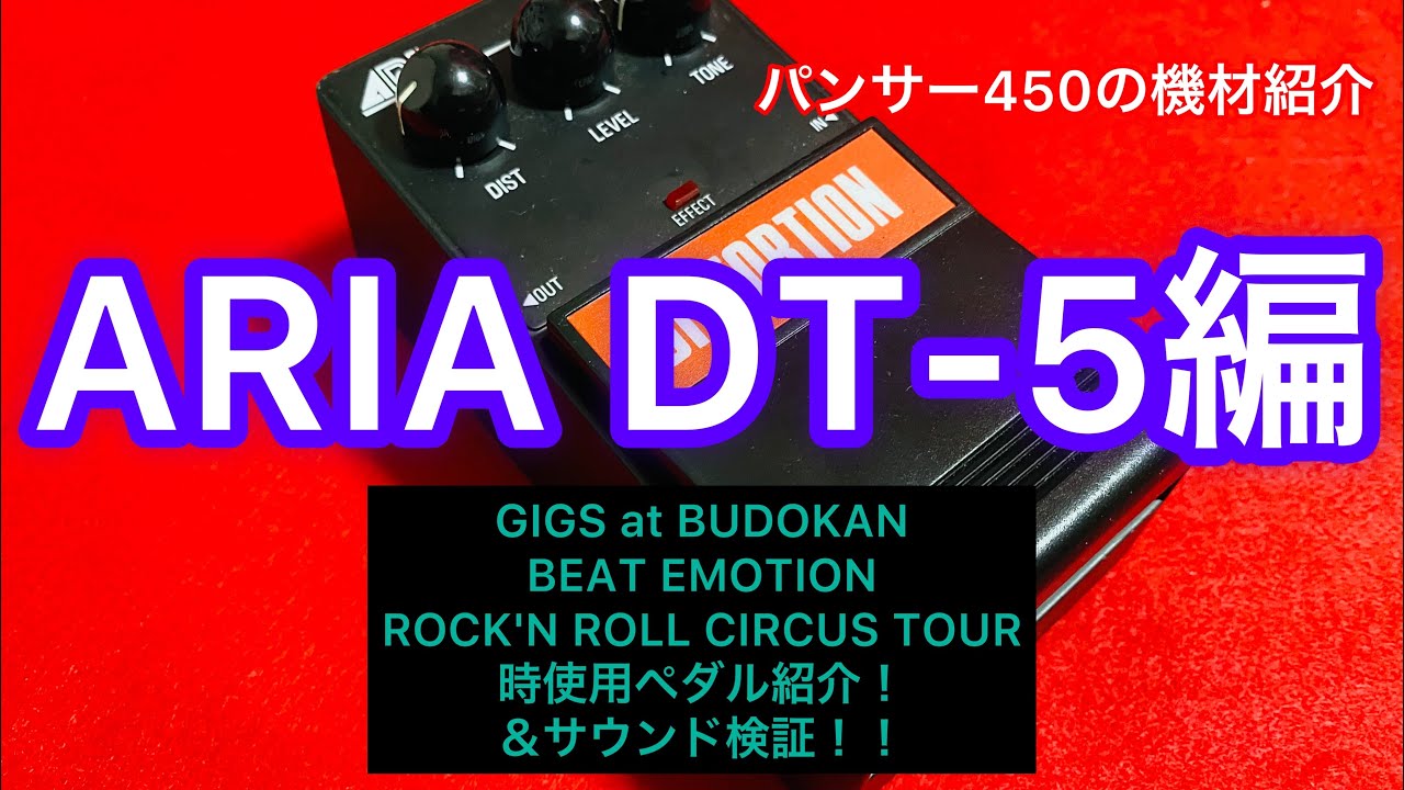 ARIA DT-5(GIGS at BUDOKAN BEAT EMOTION ROCK'N ROLL CIRCUS TOUR 時