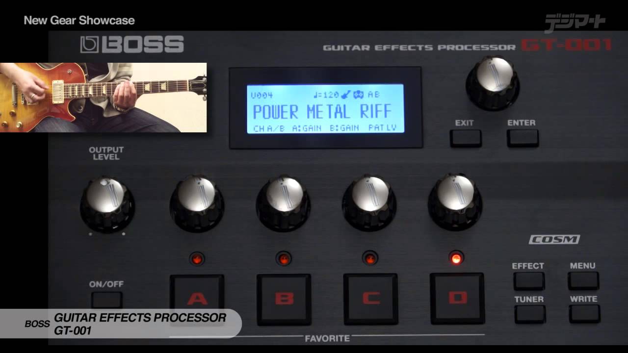 BOSS / GT-001【デジマートNew Gear Showcase】 - YouTube