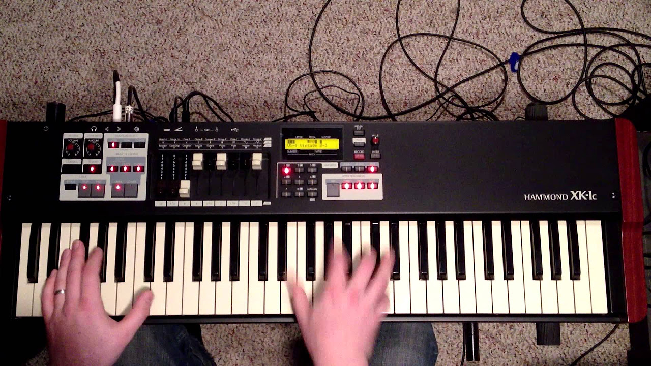 Hammond XK1c XK-1c review and demo - YouTube