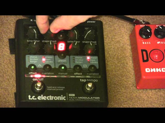 ギター t.c. electronic NOVA Modulator TC Electronic NM-1 Nova