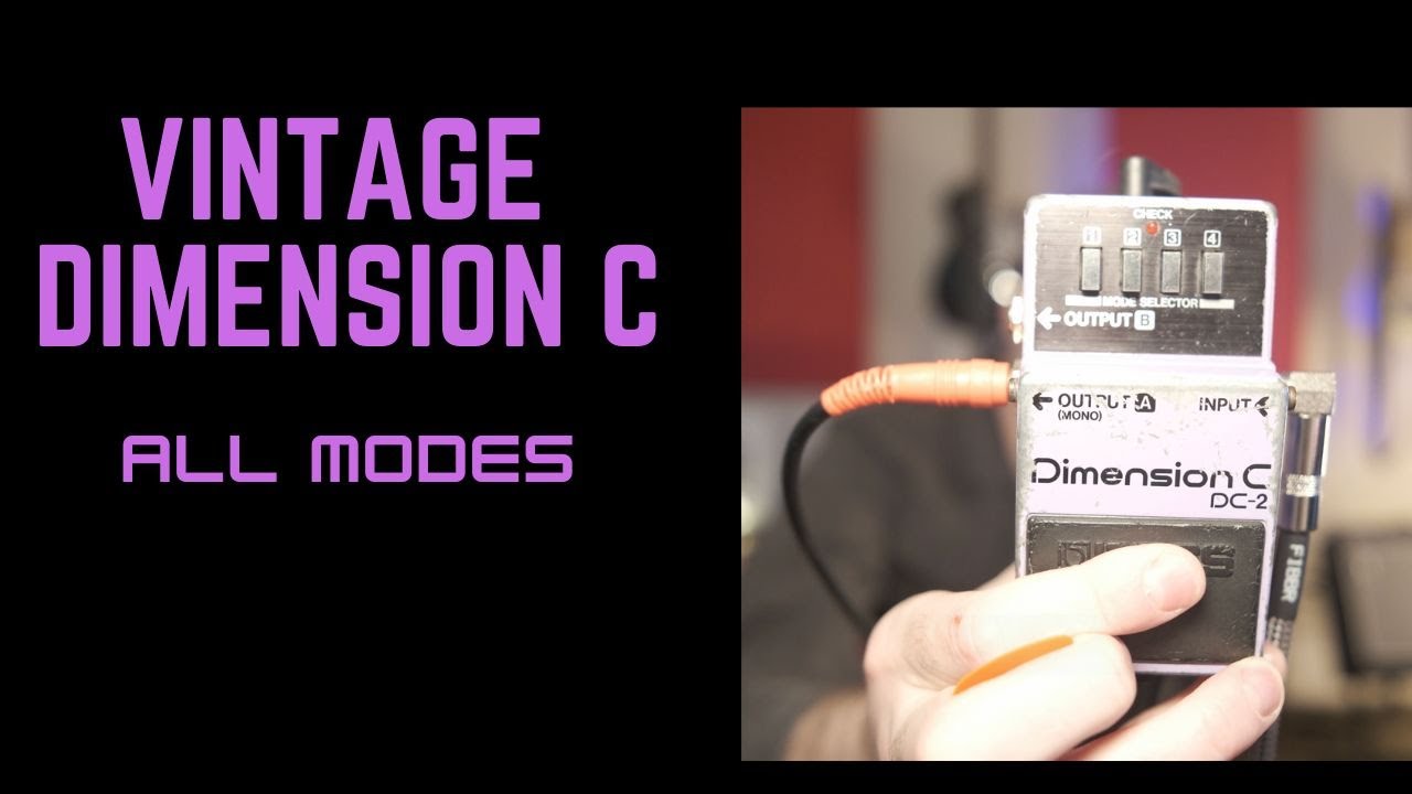 ギター BOSS DC-2 Dimension C vintage VINTAGE BOSS DIMENSION C DC-2