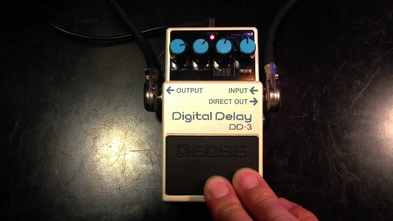 Boss DD-3 Digital Delay - YouTube