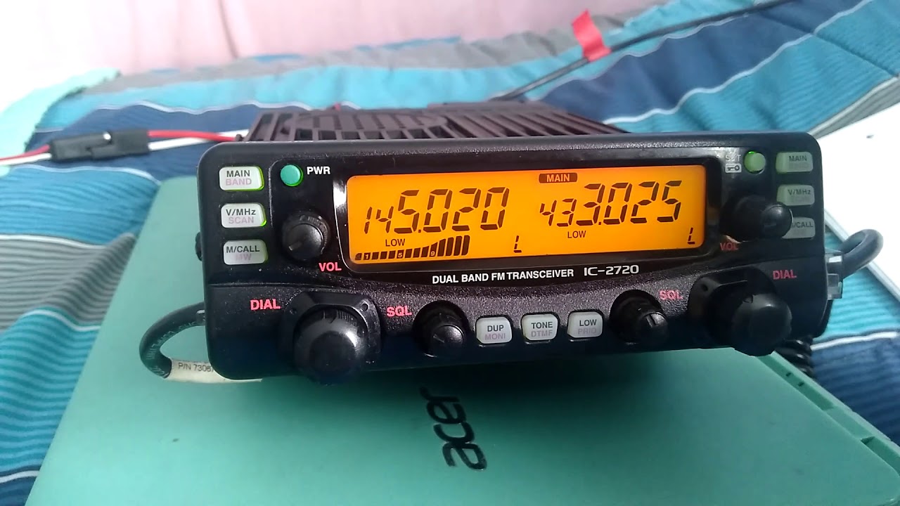 動作確認済】アイコム IC-2720D 50W デュアルバンド アマチュア無線