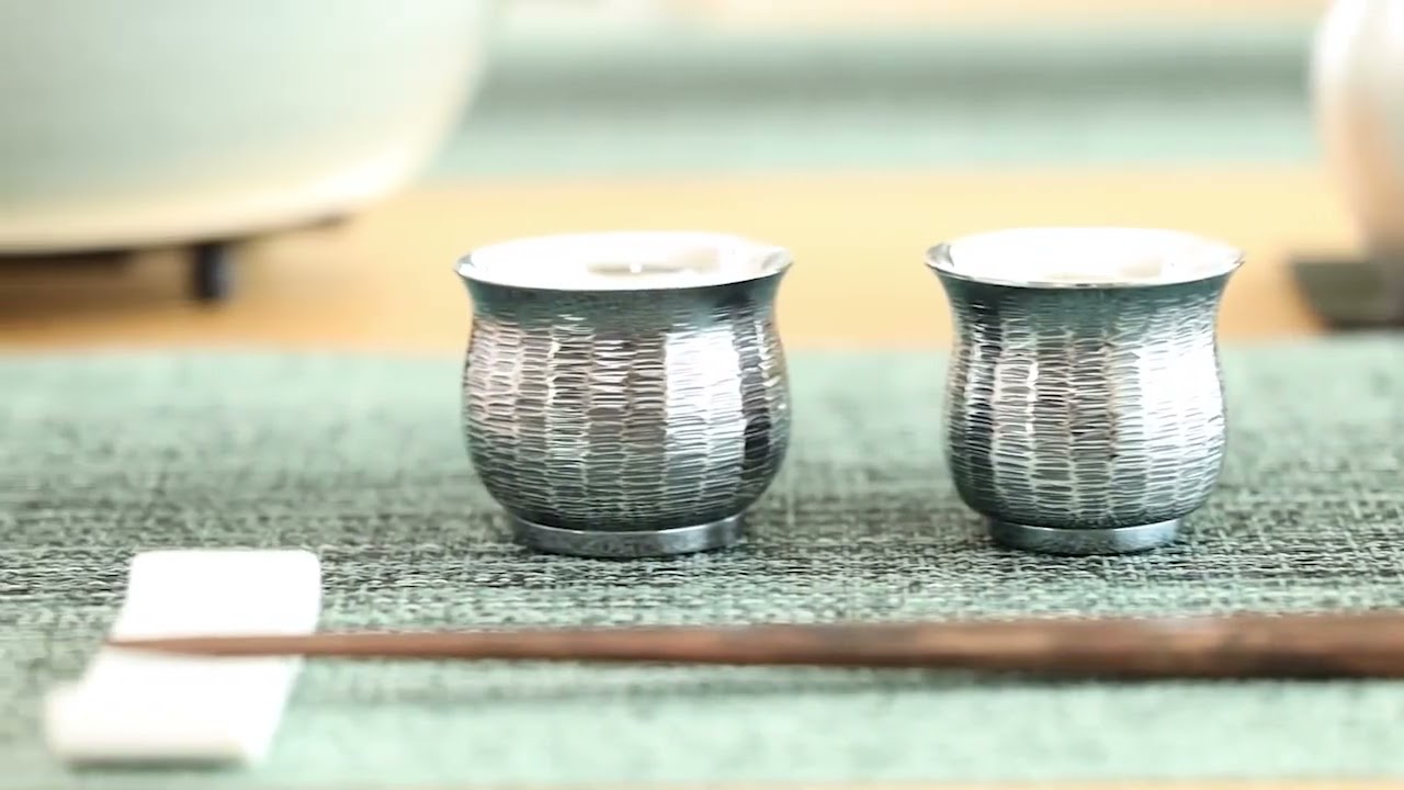 東京銀器 森銀器製作所 純銀 ぐいのみ くびれ 伝統工芸品 金属製