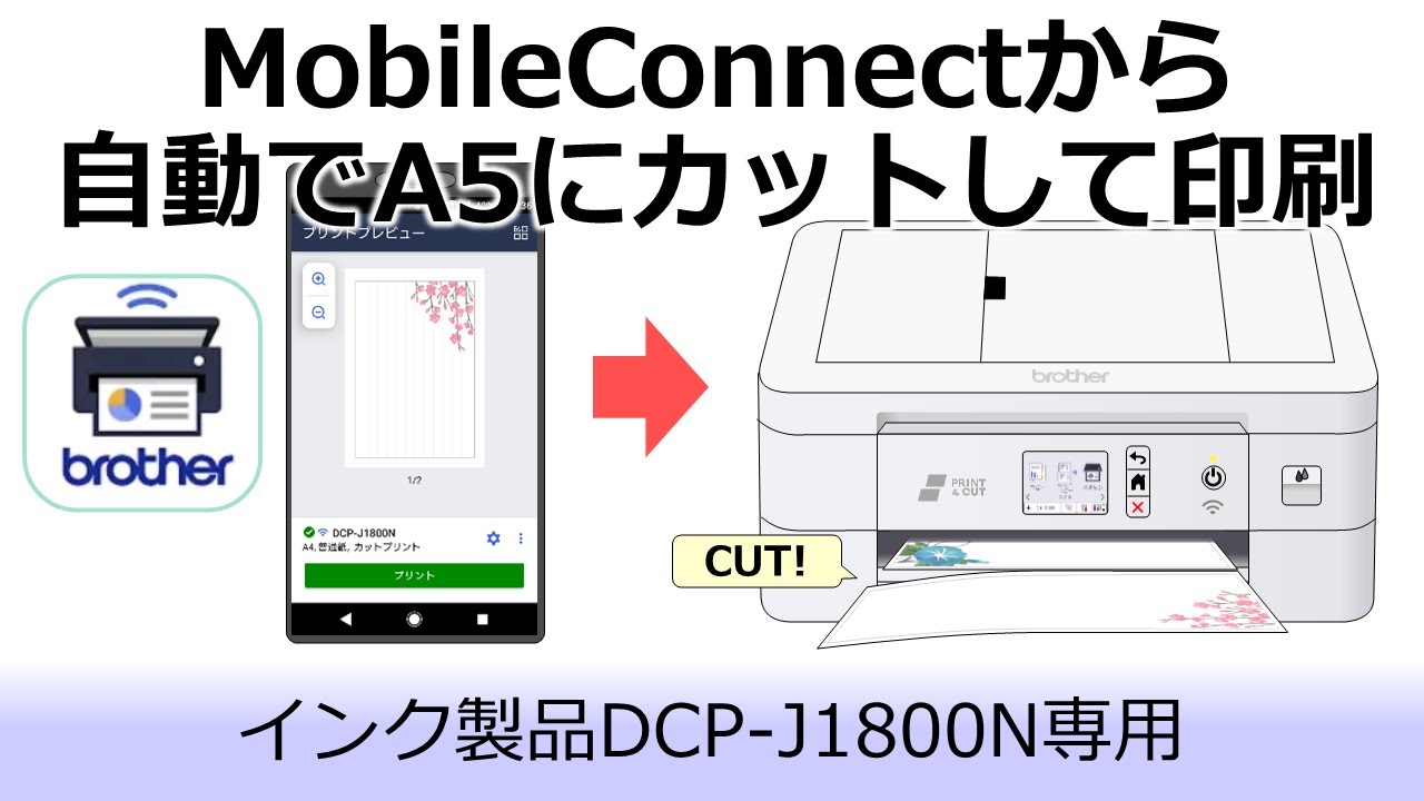 インクジェット/レーザー プリンター・スキャナー】Brother Mobile