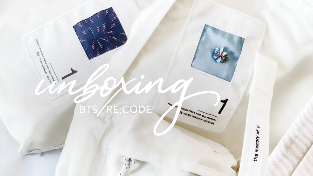 アイドル BTS RECODE UPCYCLED Mini bag JIMIN UNBOXING BTS RECODE