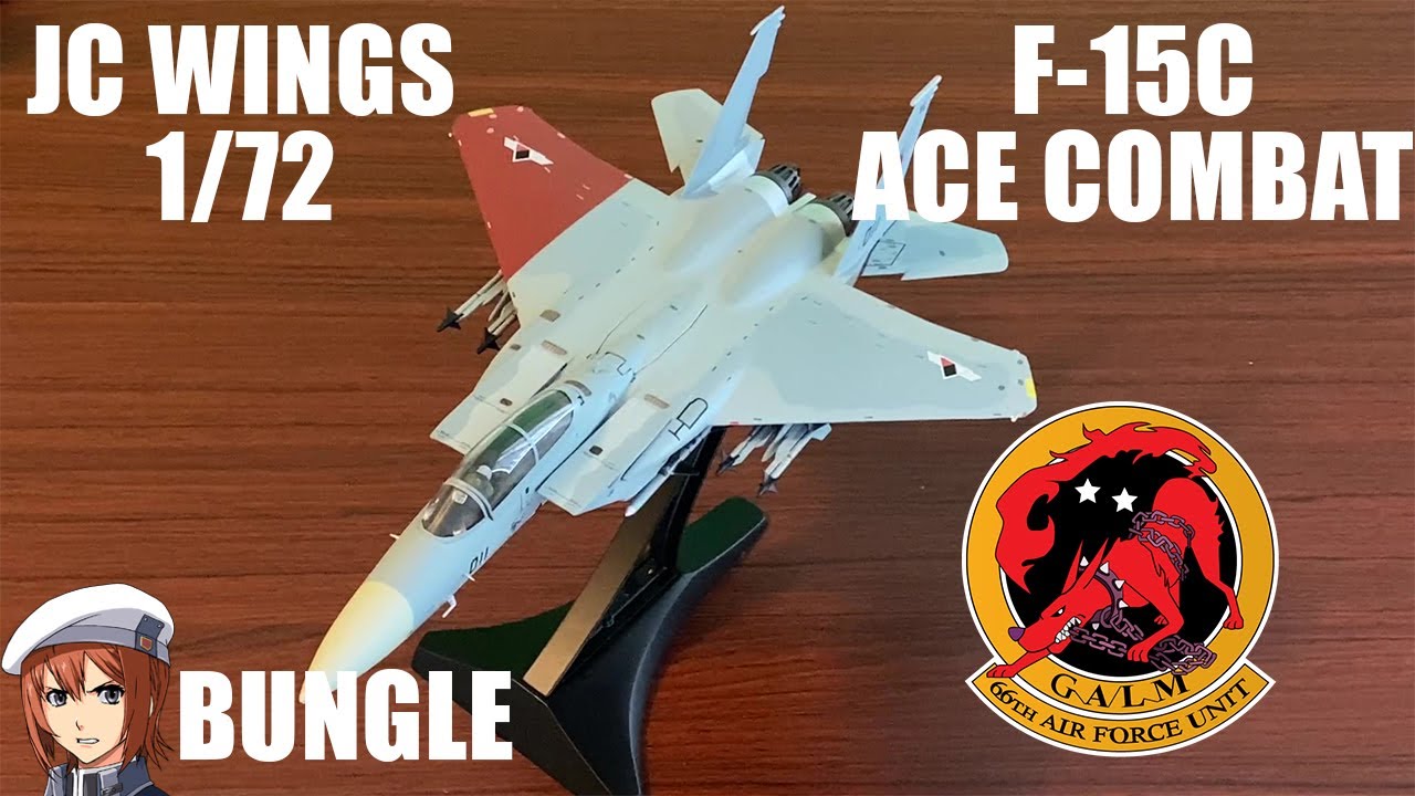 JC Wings F-15C Ace Combat GALM 2 *PIXY* 1/72 [Review] - YouTube