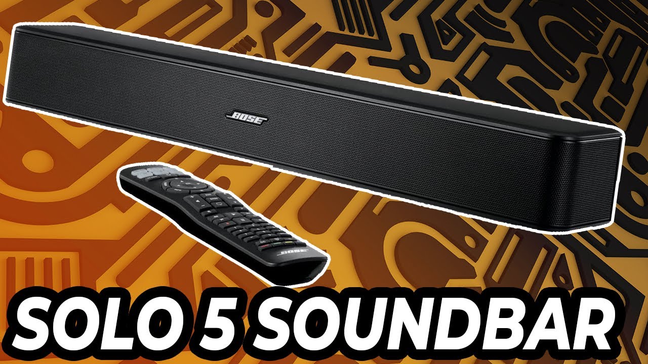 Bose Solo 5 Soundbar Unboxing And Sound Test - YouTube