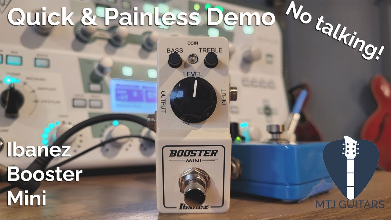 Ibanez BTMINI Booster Mini - Quick & Painless Demo - YouTube