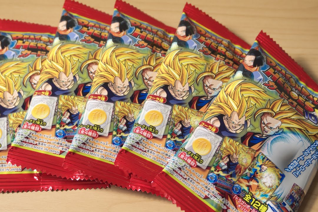 開封ッ】ドラゴンボールヒーローズ カードグミ10【DRAGONBALL HEROES