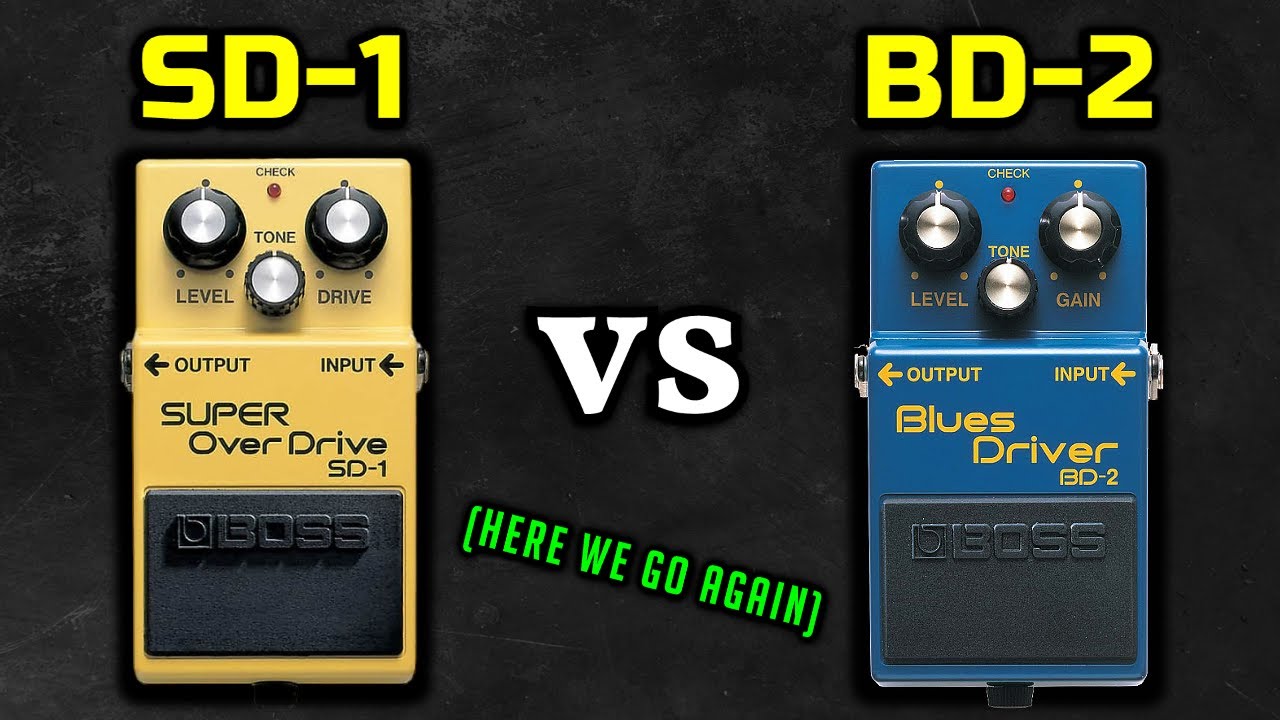 Boss SD-1 Super Overdrive vs. BD-2 Blues Driver - Boss Overdrive