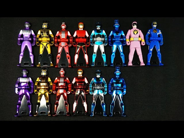 30-2 [ジャンク]海賊戦隊ゴーカイジャー レンジャーキーセット