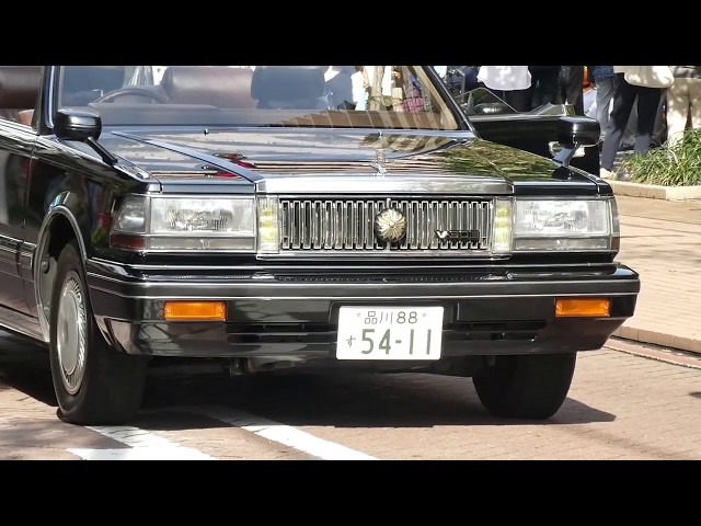 警視庁の激レア旧車!!セドリックオープンカー気になる車内映像 Tokyo