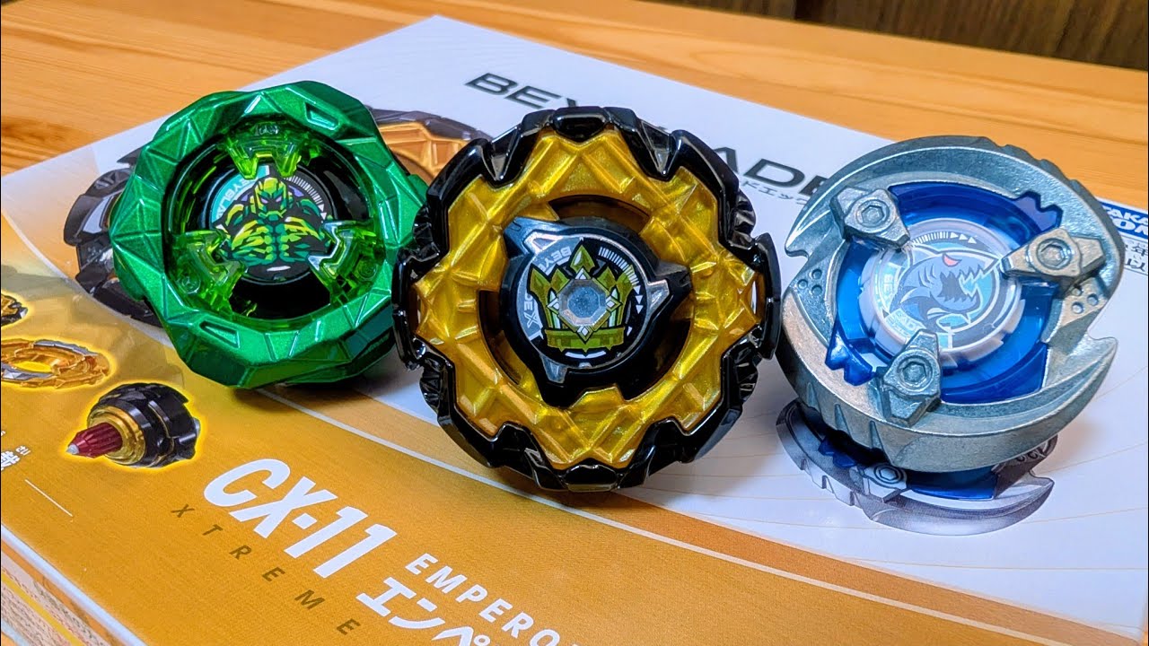 CX-11 Emperor Might Deck Set Beyblade X - YouTube