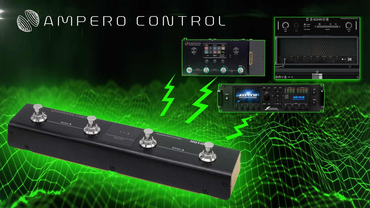 Ampero Control - New MIDI Footswitch Controller from Hotone Audio