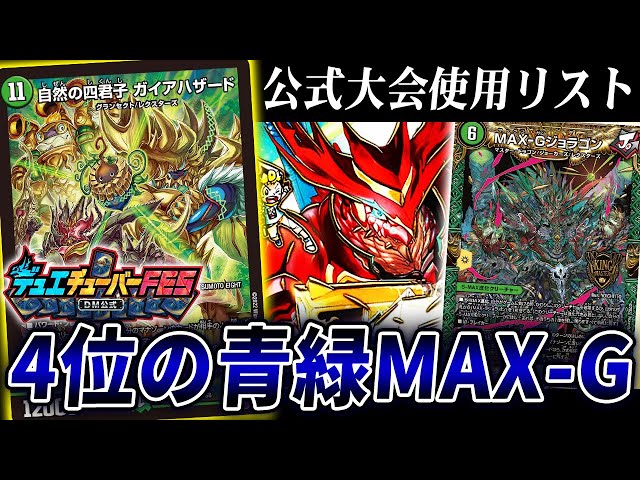 Introducing Blue-Green MAX-G, who slipped into 4th place in the