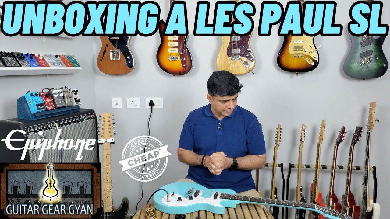 Epiphone レスポール SL 2019年製 純正ソフトケース 取扱説明書付