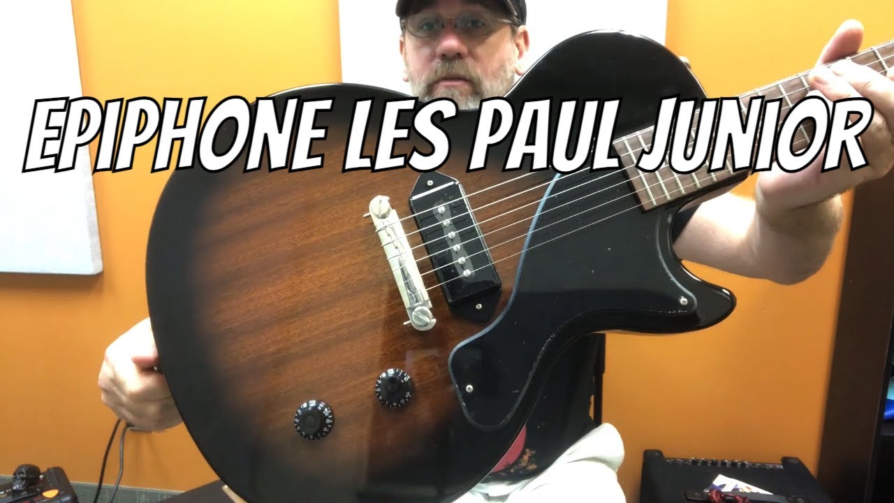 Epiphone Les Paul Junior - Tobacco Burst Demo - YouTube