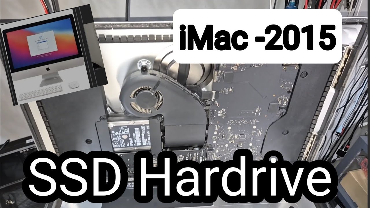 iMac 2015 - Install SSD Hard Drive - YouTube