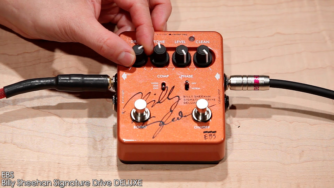 EBS / Billy Sheehan Signature Drive DELUXE【デジマート製品レビュー