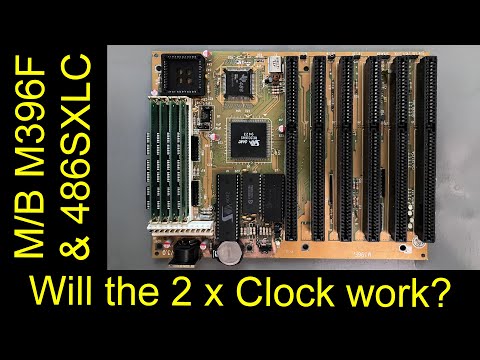 386SX Motherboard Review M396F (RC2016A5). Hacking in a 486SXLC