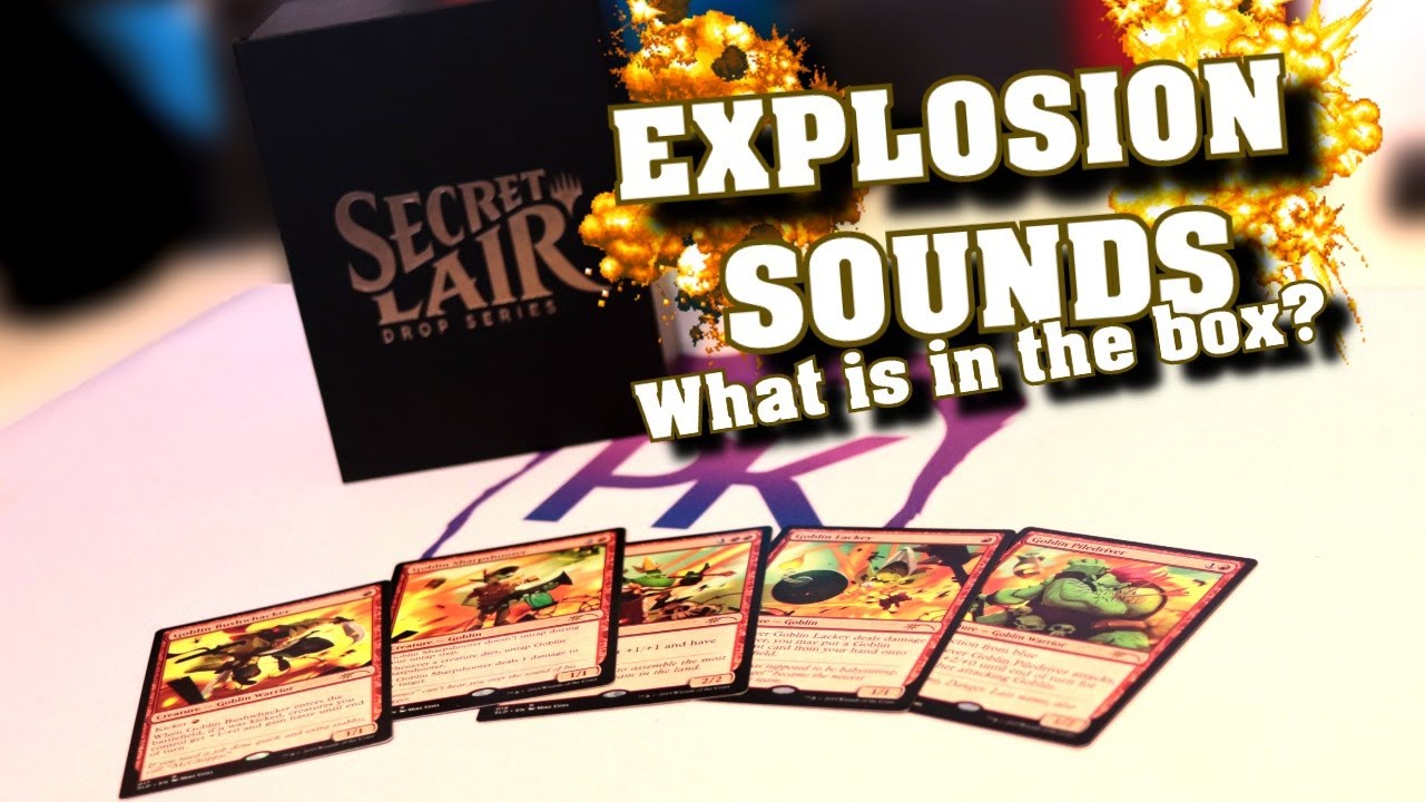 Secret Lair - EXPLOSION SOUNDS - Whats in the Box? - YouTube