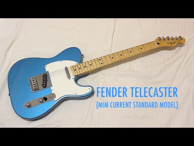 FENDER TELECASTER (MEXICAN STANDARD 2017) - YouTube