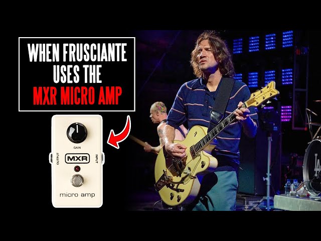 When John Frusciante Uses The Micro Amp - Live Examples - YouTube