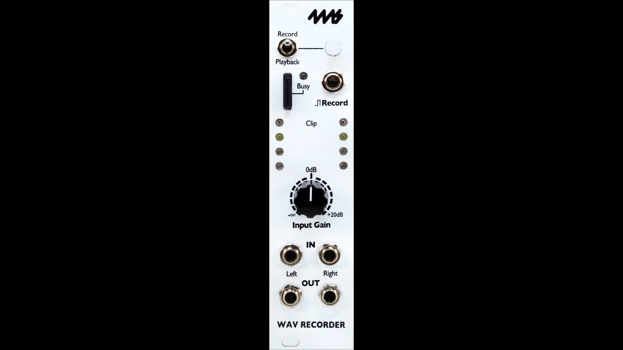 4ms WAV Recorder Eurorack Module - Elevator Sound