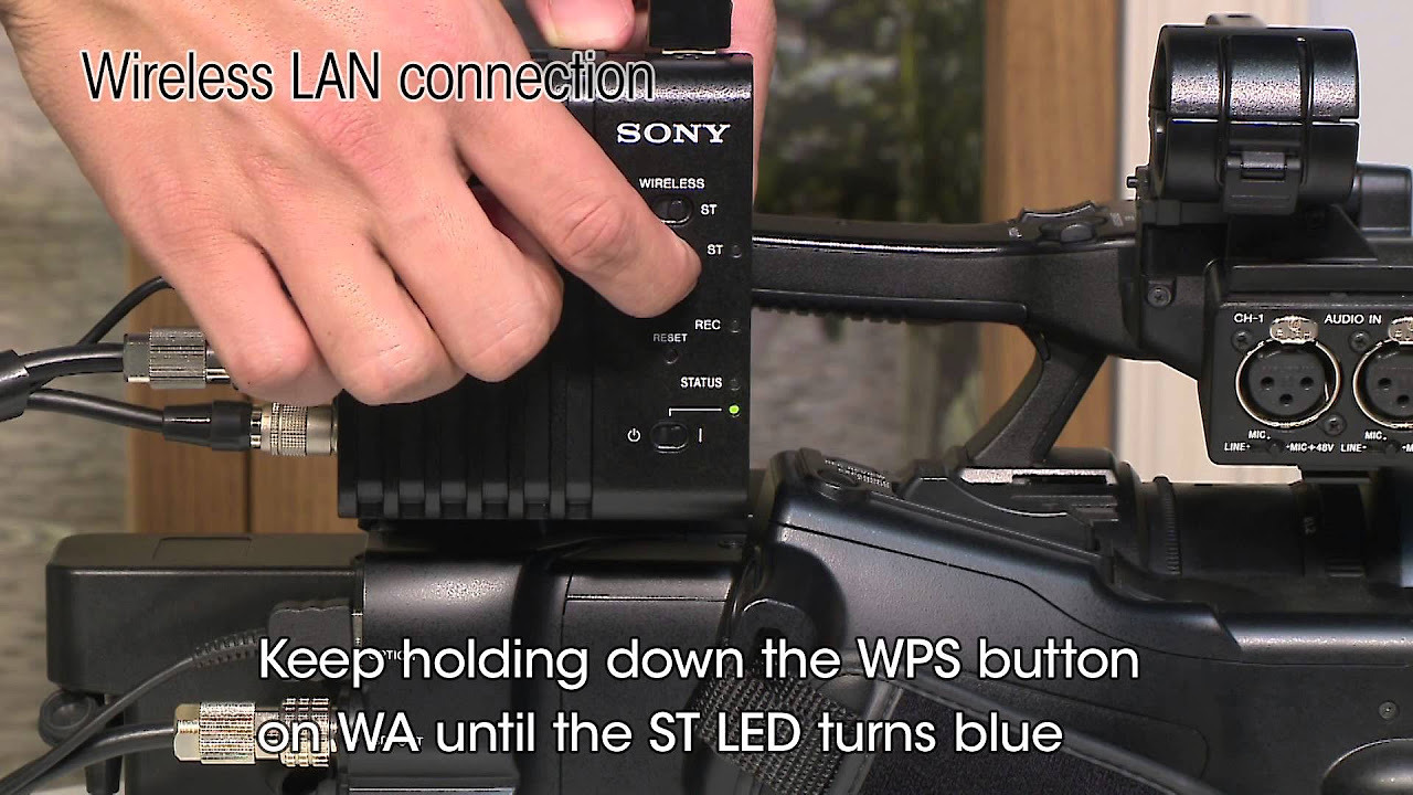 Sony CBK-WA100 Wireless Adapter Basic Operation - YouTube