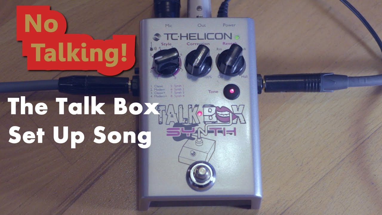 Tc Helicon Talk Box Synth - How To Set Up + Demo (A Song) - YouTube