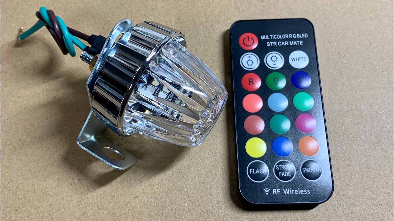 ⑨蛍 ホタルランプ 暴走ランプ レインボー 13色 リモコン機能付き