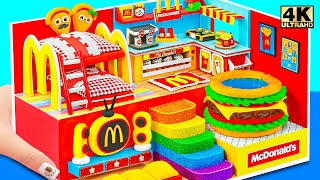 McDonald's ミニチュアハウス Build McDonalds House from Clay with