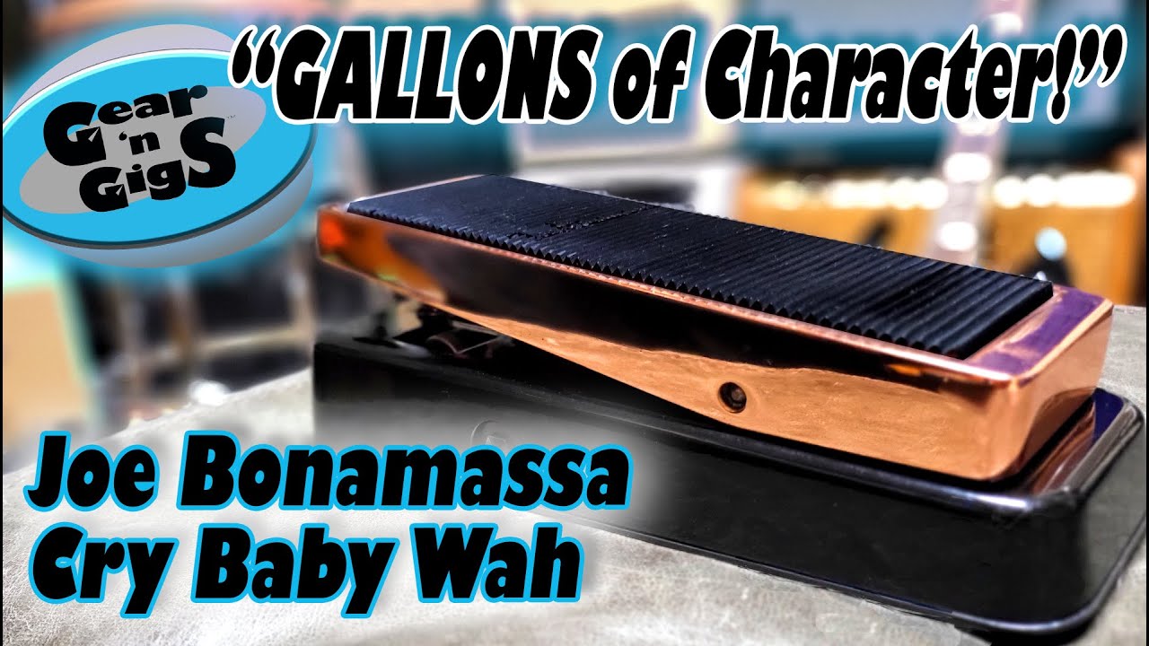 Dunlop Cry Baby Joe Bonamassa Signature Wah Pedal Review - YouTube