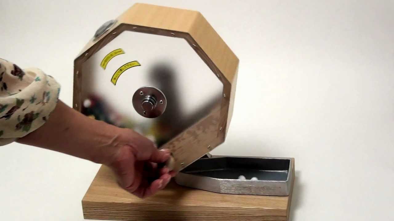 ESP6335 東京抽籤器研究所☆新井式回転抽選器 玉付き 昭和レトロ 当時