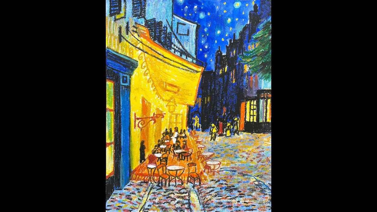 ゴッホ 夜のカフェテラス ゴッホの立体複製画「アルゴグラフ」 ゴッホ
