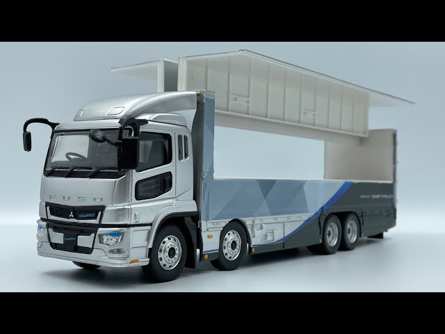 SUPER GREAT ミニチュアカー 1/43スケール 三菱ふそう スーパー