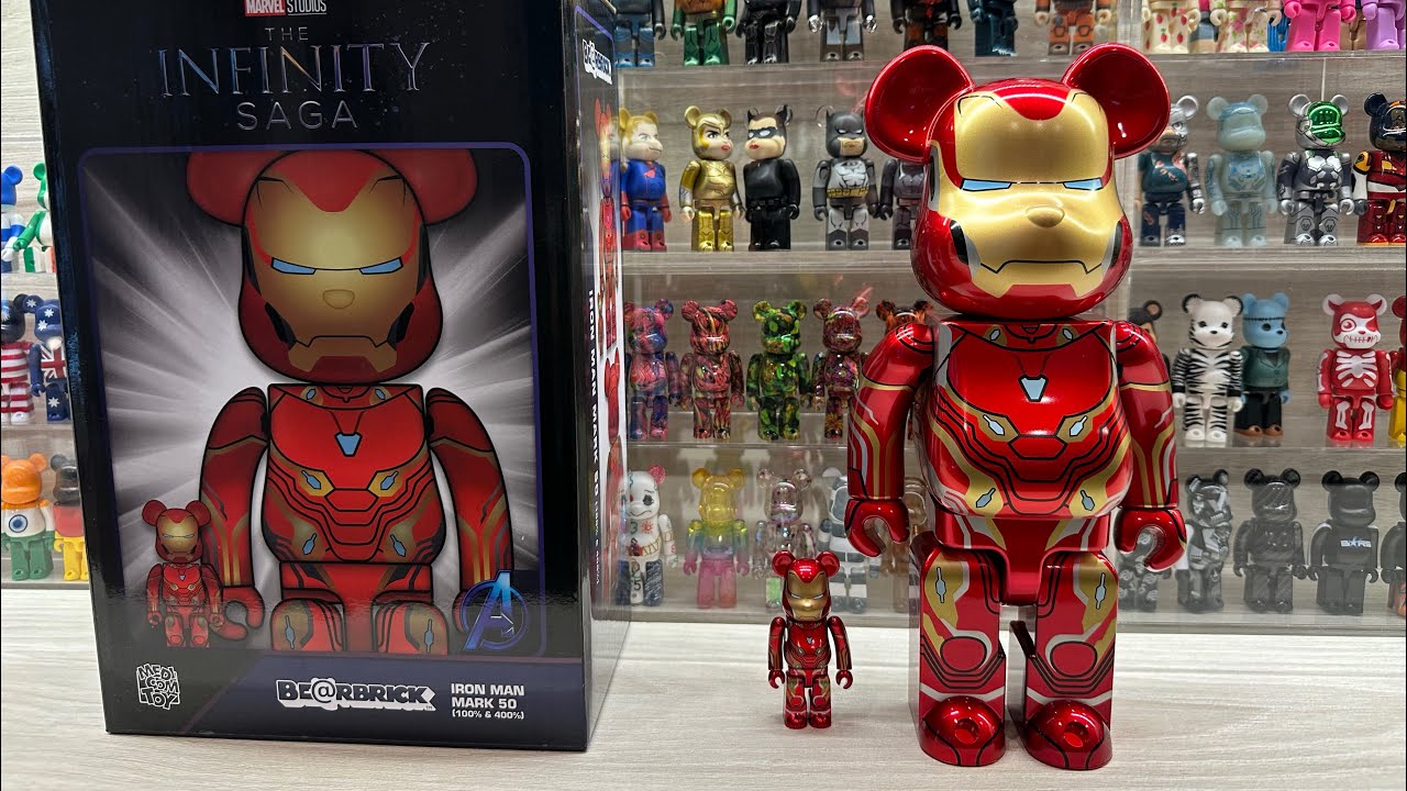 BE@RBRICK 400% アイアンマン ベスト & スパイダーマンセット MARVEL