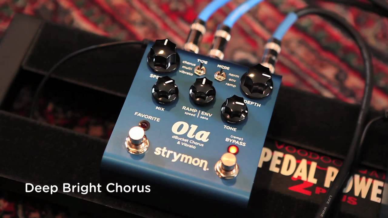 Strymon Ola Chorus & Vibrato - Chorus Demo - YouTube