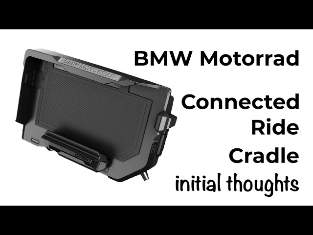 BMW Motorrad ConnectedRide Cradle - YouTube