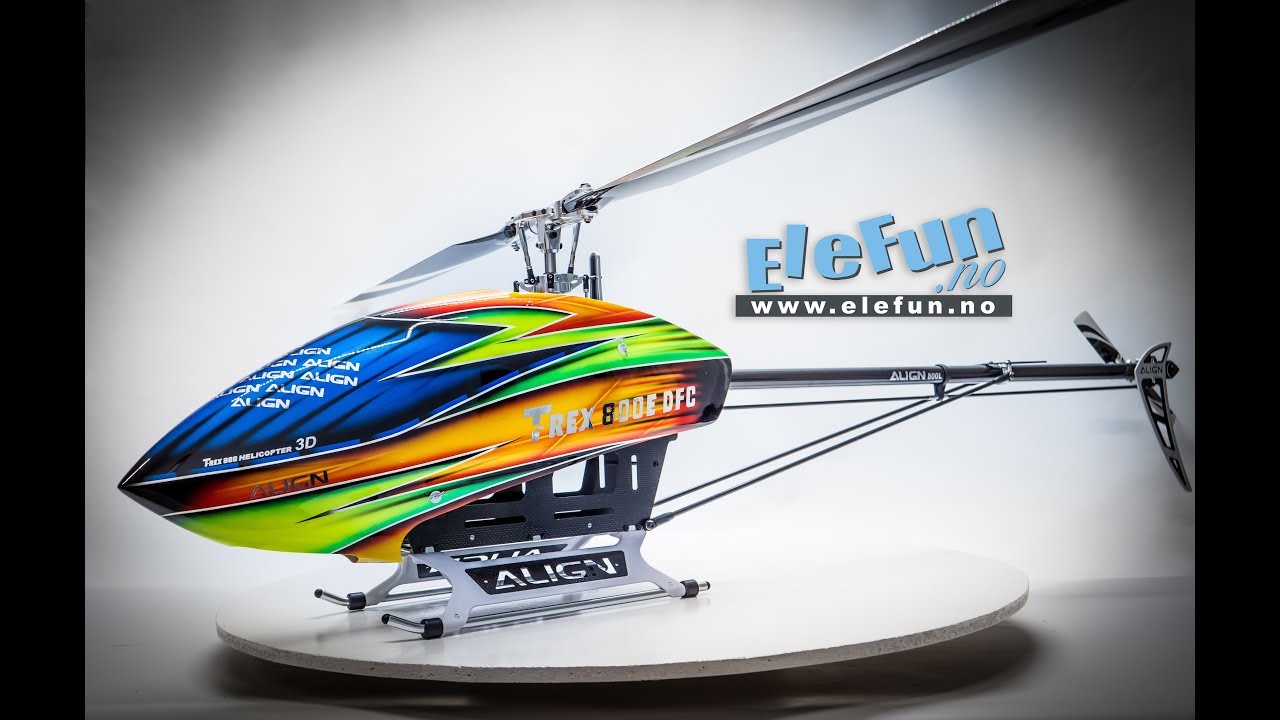 Align T-Rex 800E Pro DFC - A very different but nice review