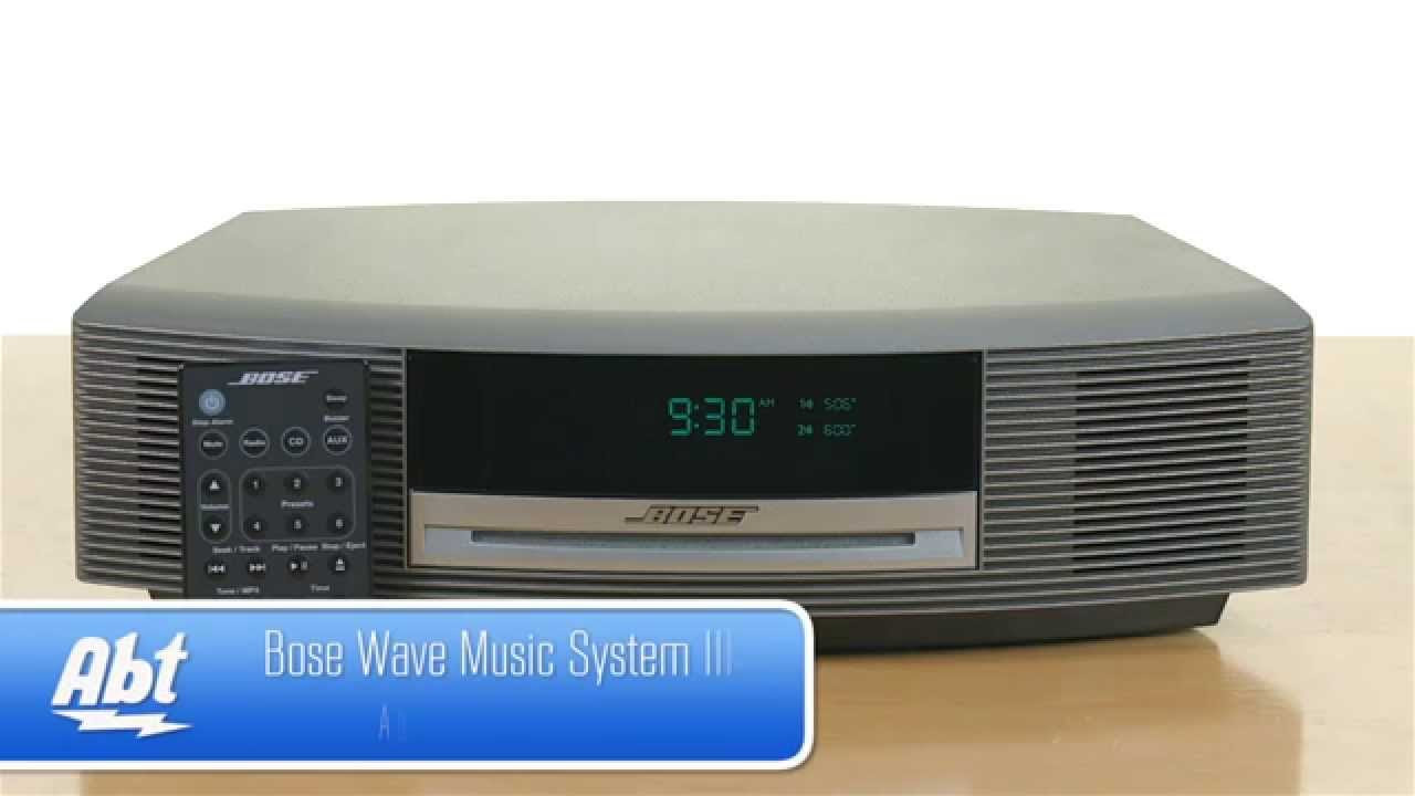 Bose Wave Music System III - Overview - YouTube