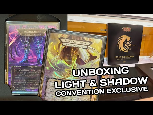 Unboxing Light & Shadow - Convention Exclusive - YouTube