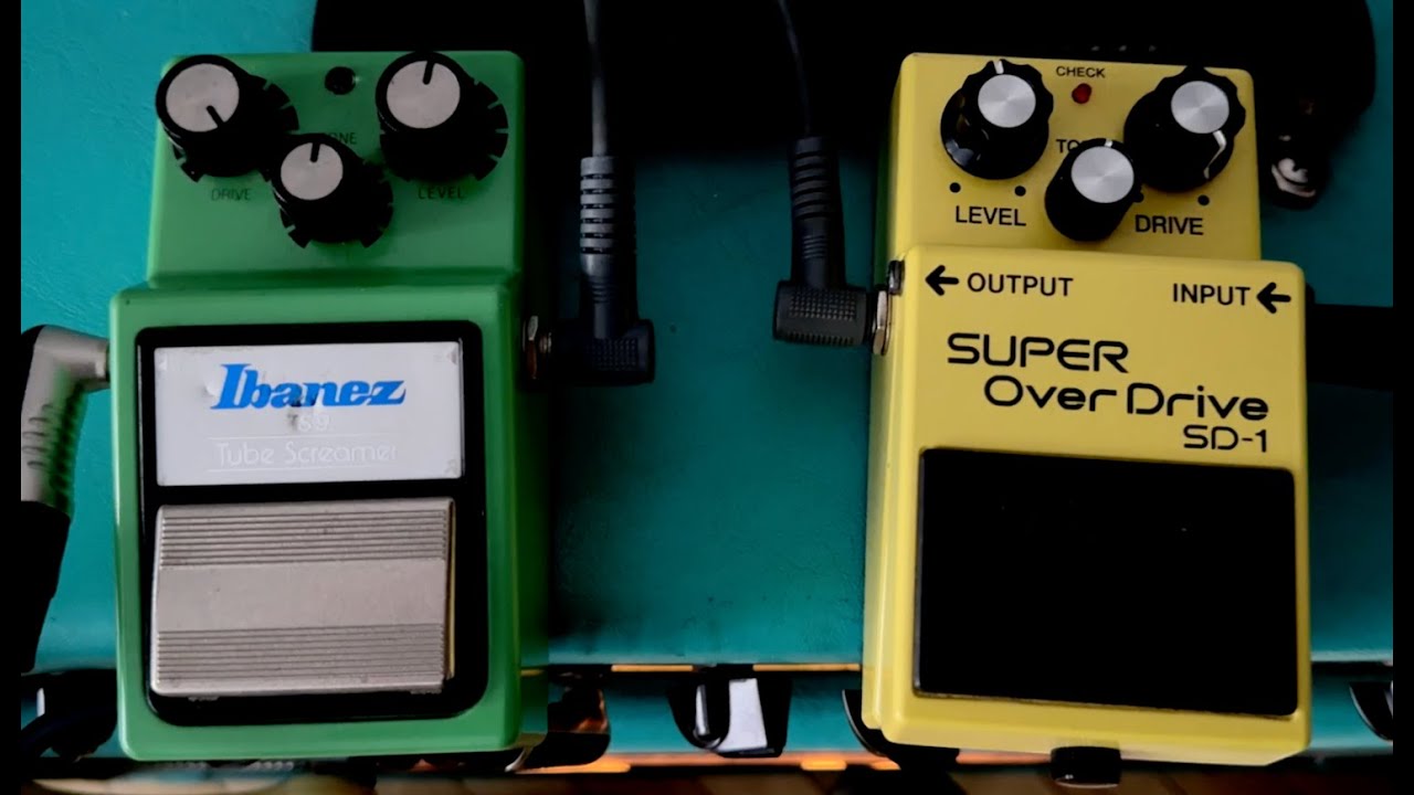 Great Overdrives: Ibanez TS9 Vs Boss SD1 - YouTube
