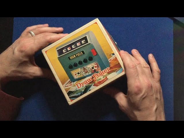 ワコー（Waco）製のヴィンテージ「ドローポーカー」スロットマシン玩具